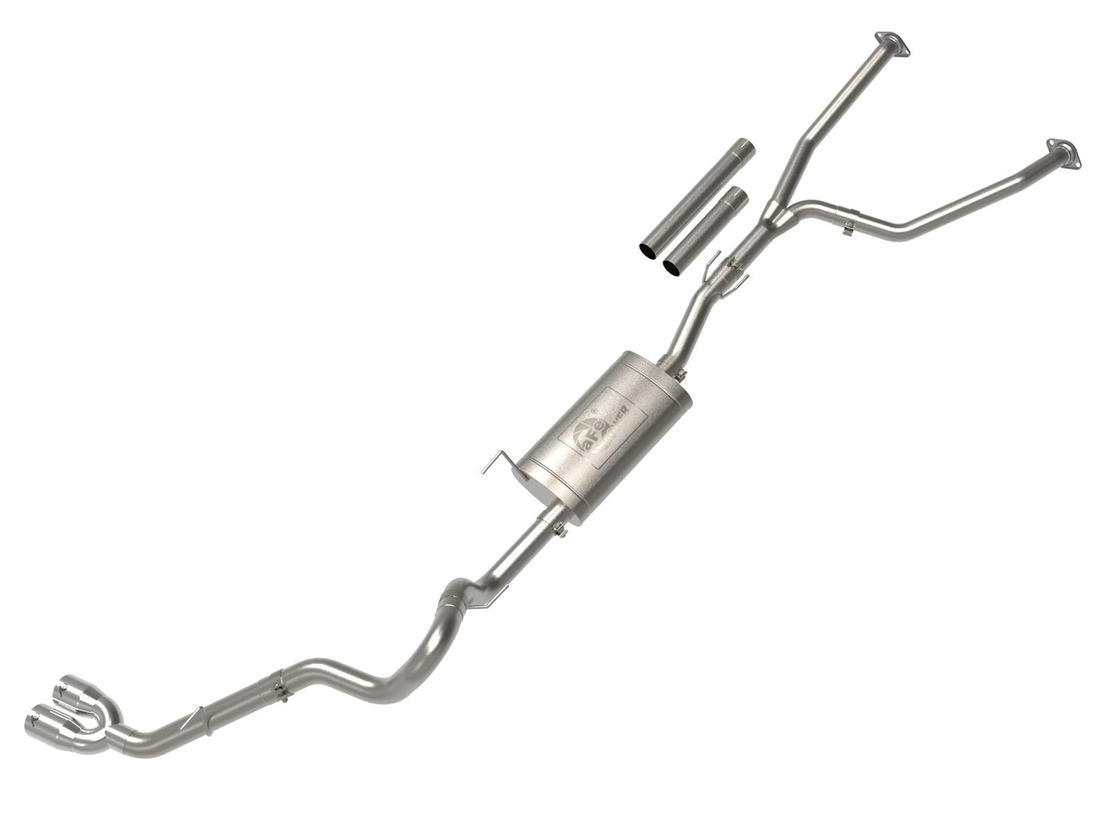 AFE 49-36061-P Vulcan Series 2-1/2 IN to 3 IN Stainless Steel Cat-Back Exhaust System Polishe