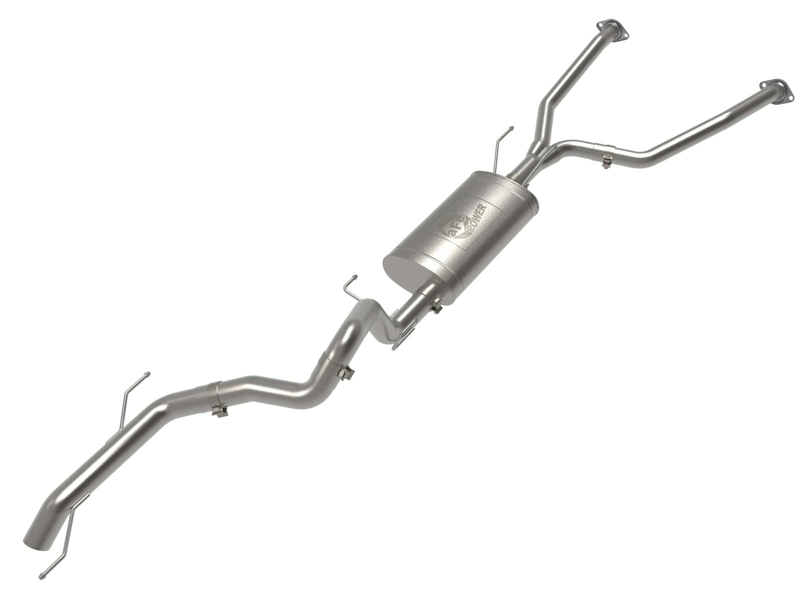 AFE 49-36069 Vulcan Series 2-1/2 IN to 3 IN Stainless Steel Cat-Back Hi-Tuck Exhaust System