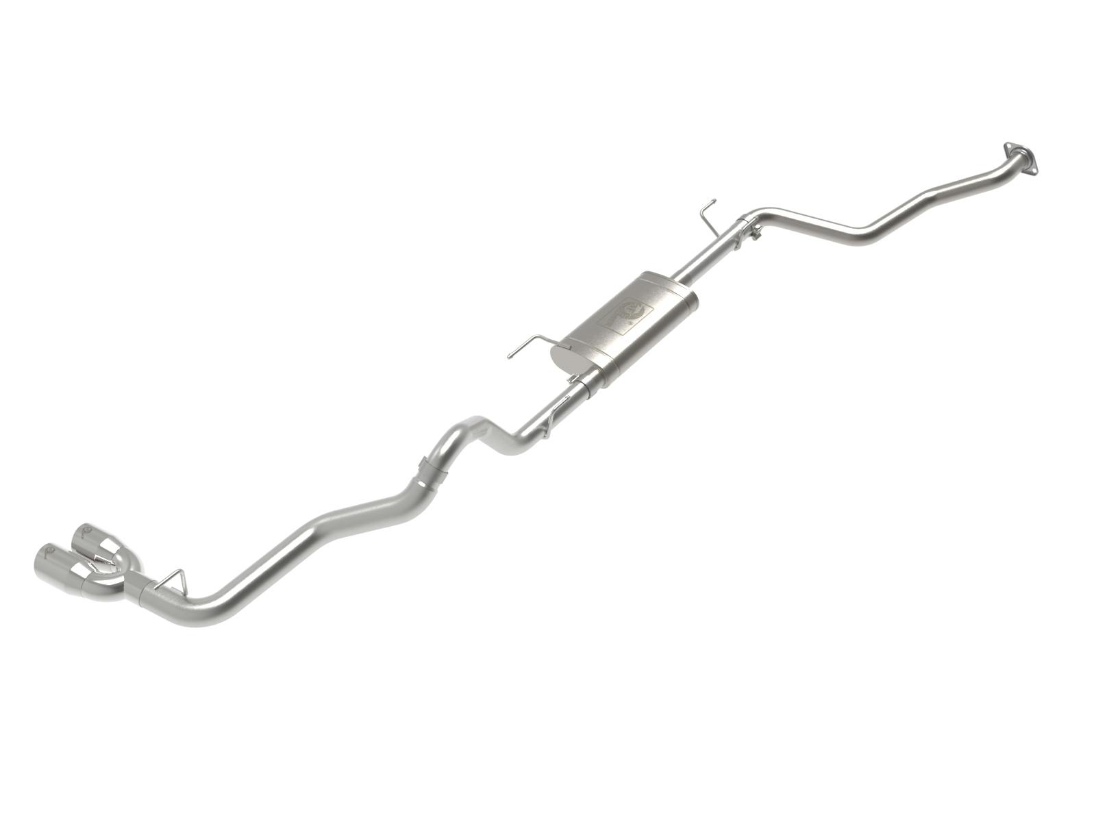 AFE 49-36074-P Vulcan Series 2-1/2 IN to 3 IN Stainless Steel Cat-Back Exhaust w/Polished Tip