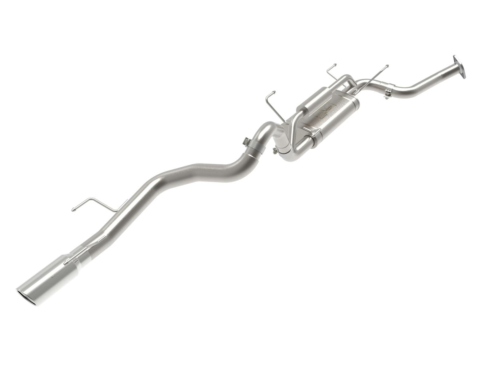 AFE 49-36076-P Vulcan Series 2-1/2 IN Stainless Steel Cat-Back Exhaust w/Polished Tip