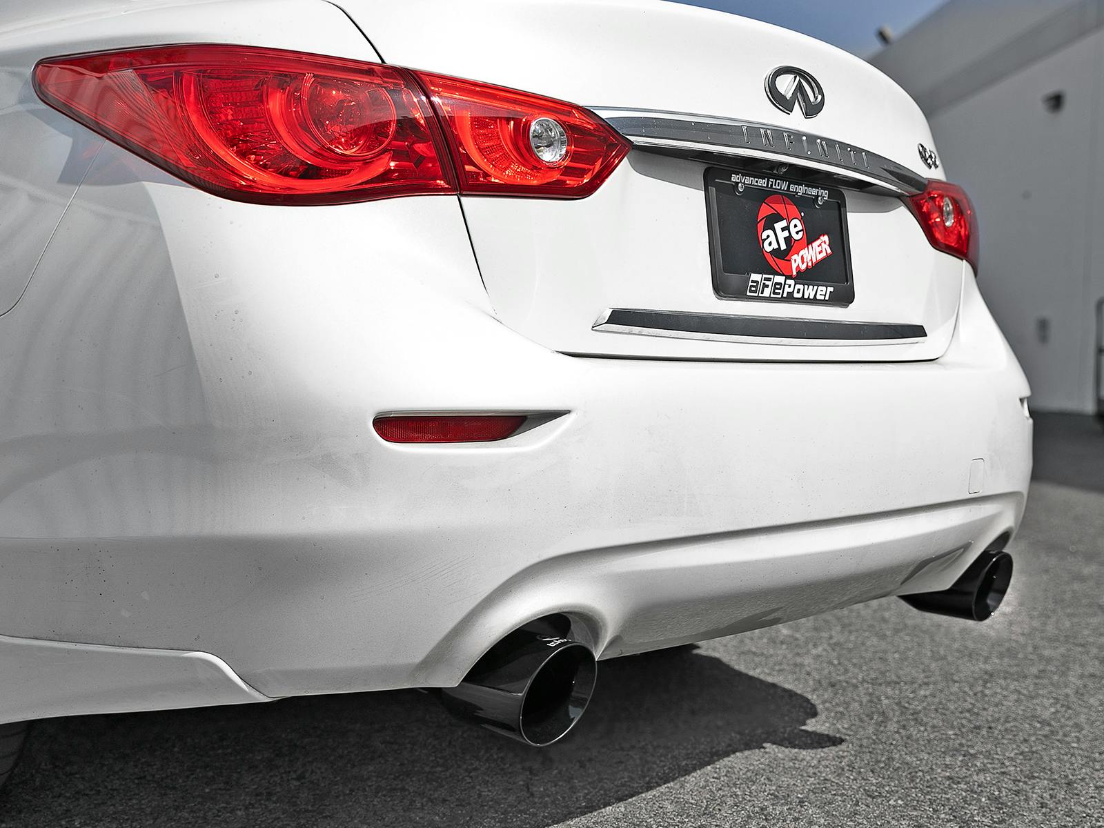 AFE 49-36130NM-B Takeda 2-1/2 IN 304 Stainless Steel Axle-Back Exhaust System w/ Black Tips