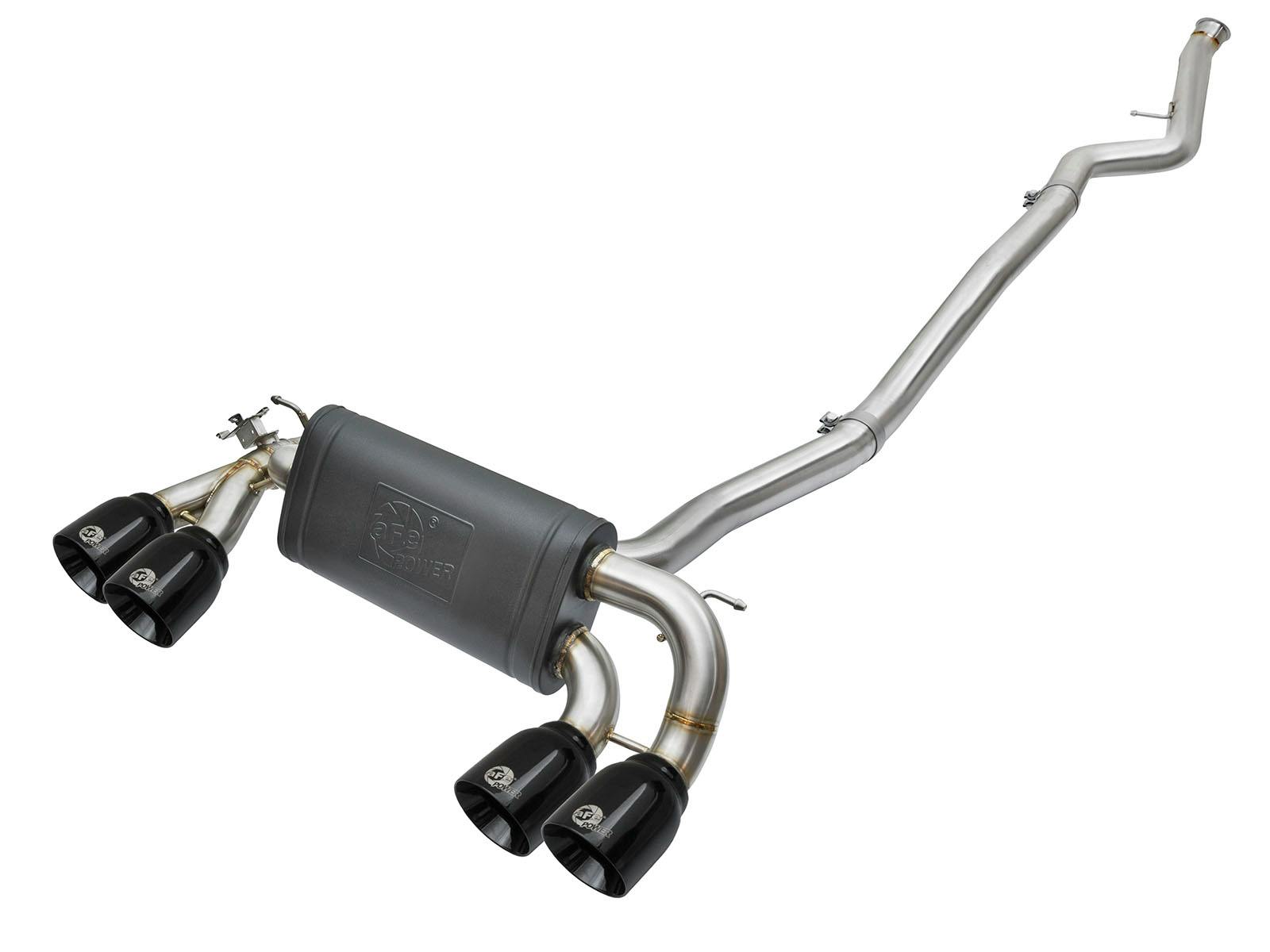 AFE 49-36330-1B MACH Force-Xp Cat-Back Exhaust 3 to 2-1/2 IN 304 S/S w/ Black Tips
