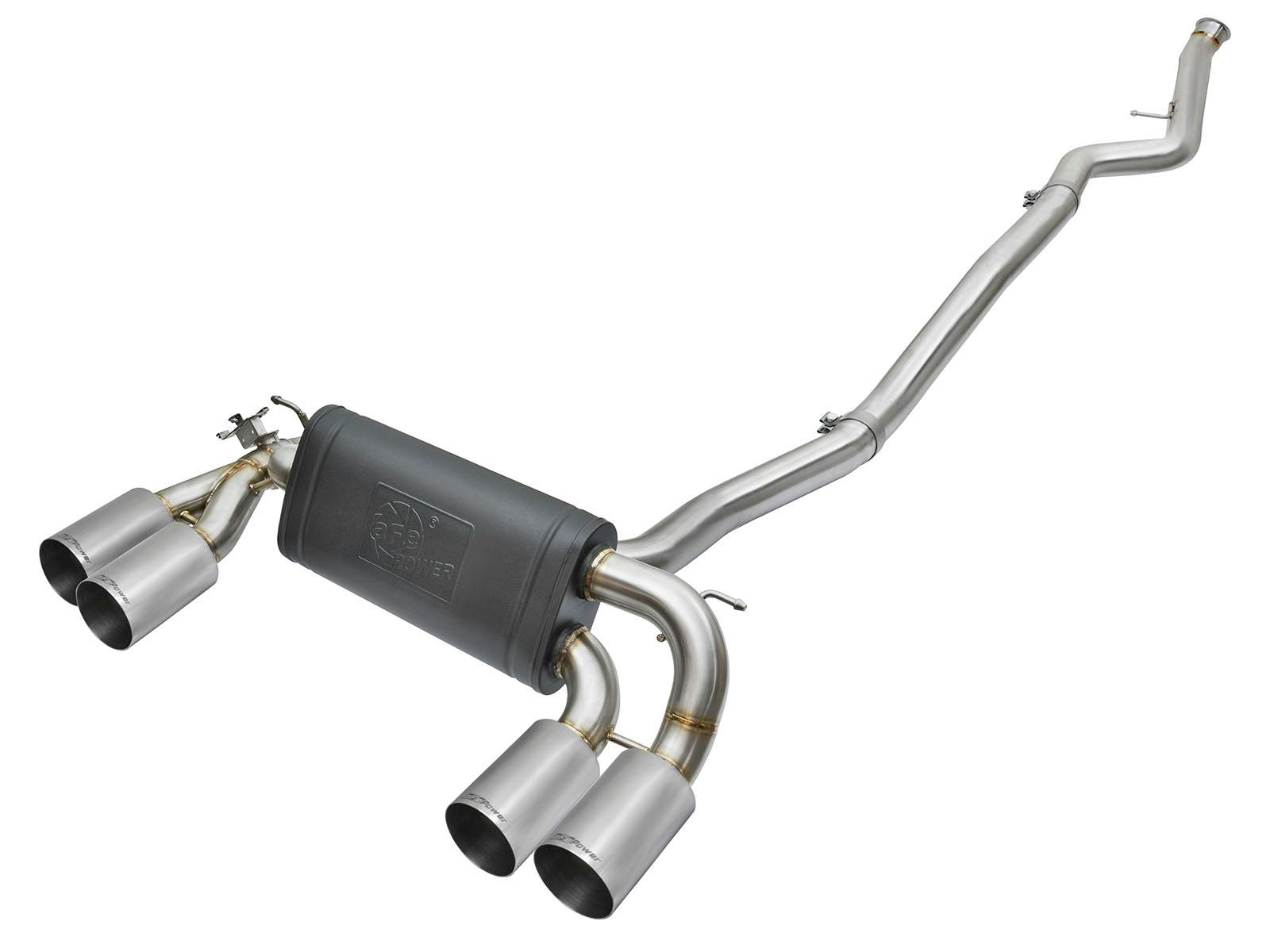 AFE 49-36330-1P MACH Force-Xp Cat-Back Exhaust 3 to 2-1/2 IN 304 S/S w/ Polished Tips
