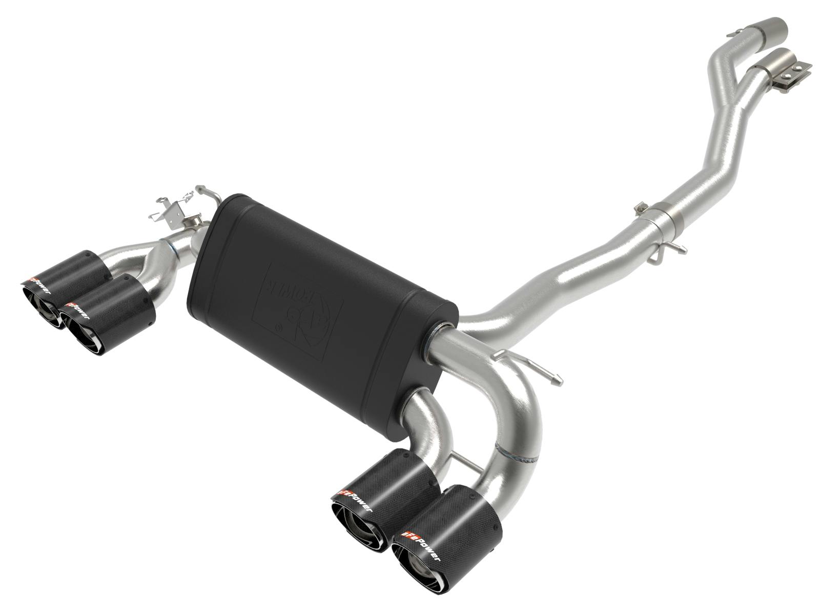 AFE 49-36350-C MACH Force-Xp 3 to 2-1/2 IN Stainless Steel Cat-Back Exhaust System w/ Carbon