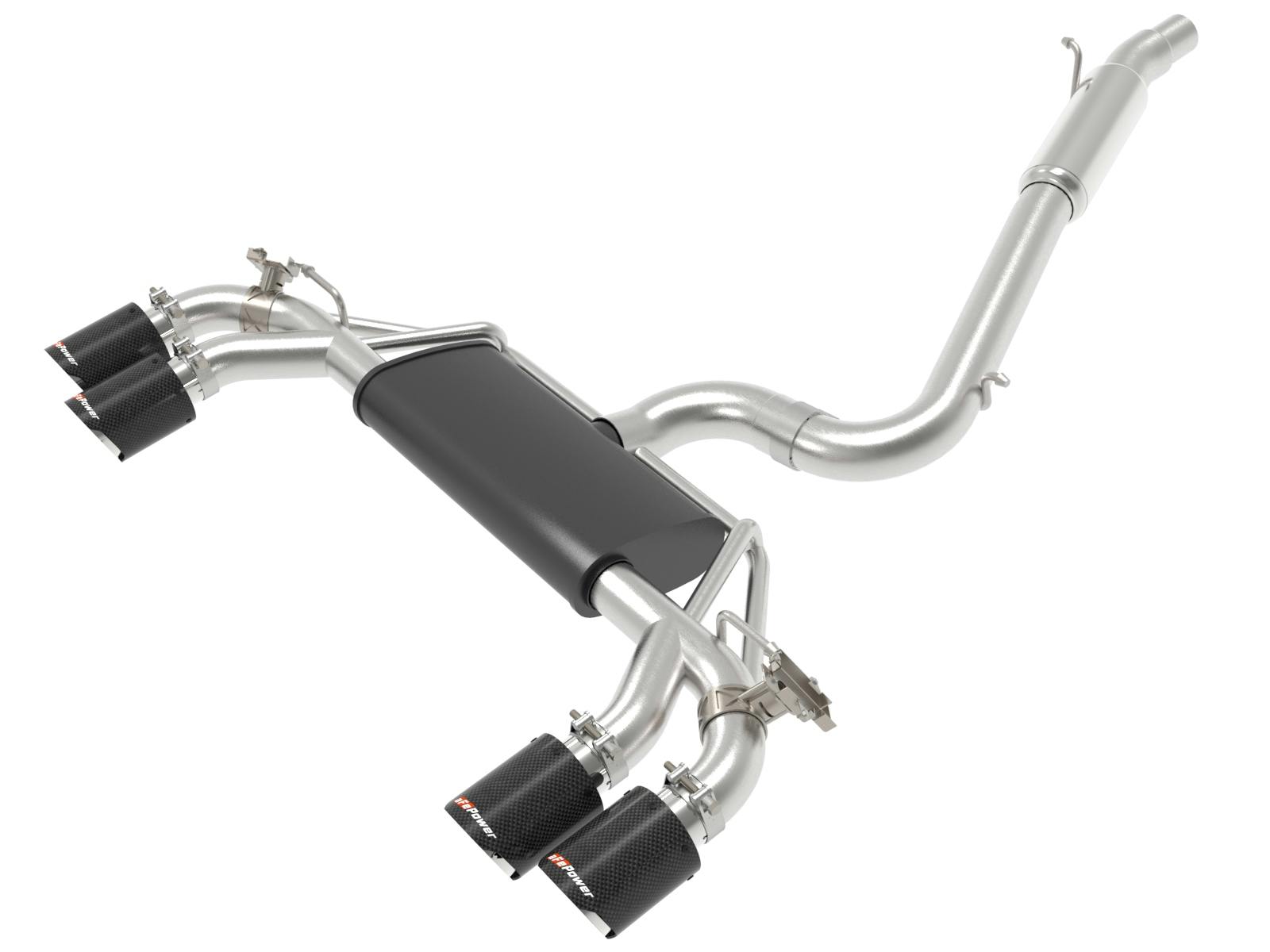 AFE 49-36430-C MACH Force-Xp 3 IN to 2-1/2 IN Stainless Steel Cat-Back Exhaust System Carbon