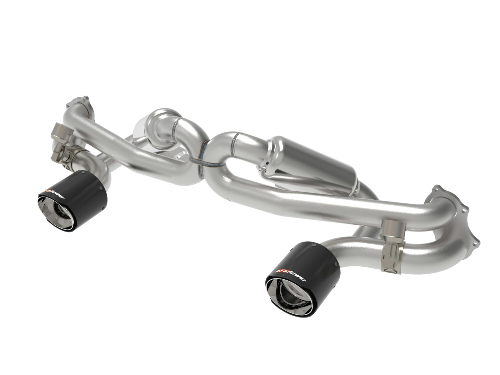 AFE 49-36443-C MACH Force-Xp 2-1/2 IN 304 Stainless Steel Cat-Back Exhaust w/ Carbon Tip