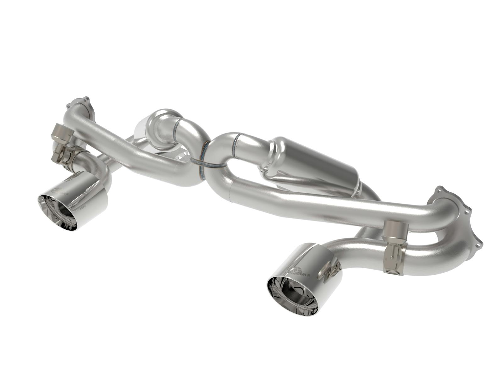 AFE 49-36443-P MACH Force-Xp 2-1/2 IN 304 Stainless Steel Cat-Back Exhaust w/ Polished Tip