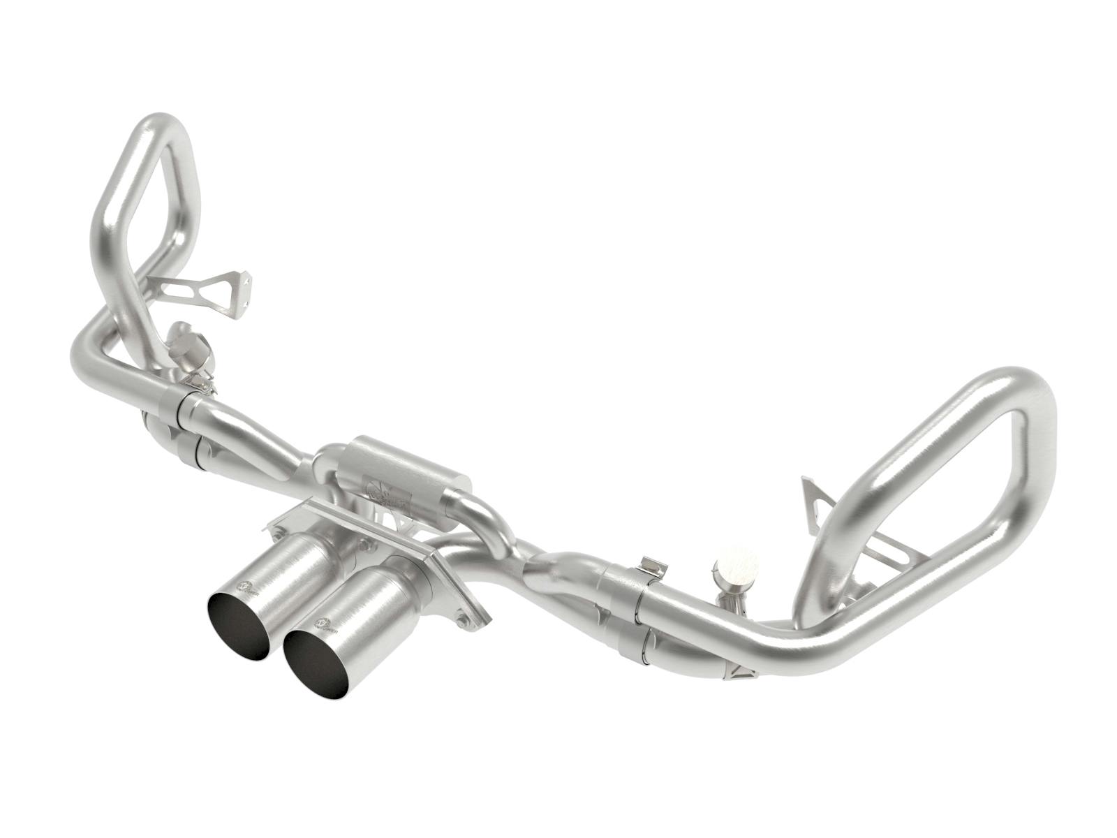 AFE 49-36450-H MACH Force-Xp 2-1/2 IN 304 Stainless Steel Cat-Back Exhaust w/Brushed Tips