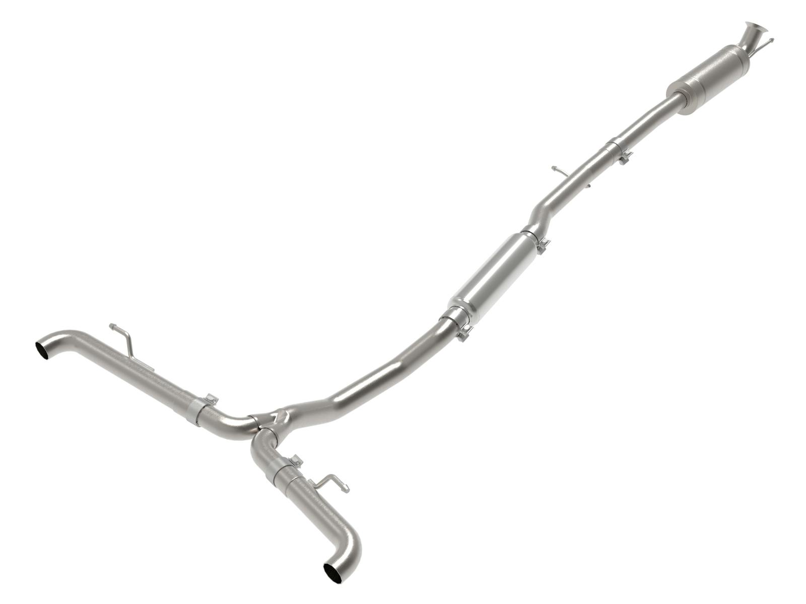 AFE 49-36503 MACH Force-Xp 2-1/2 IN to 2-1/4 IN 304 Stainless Steel Cat-Back Exhaust System