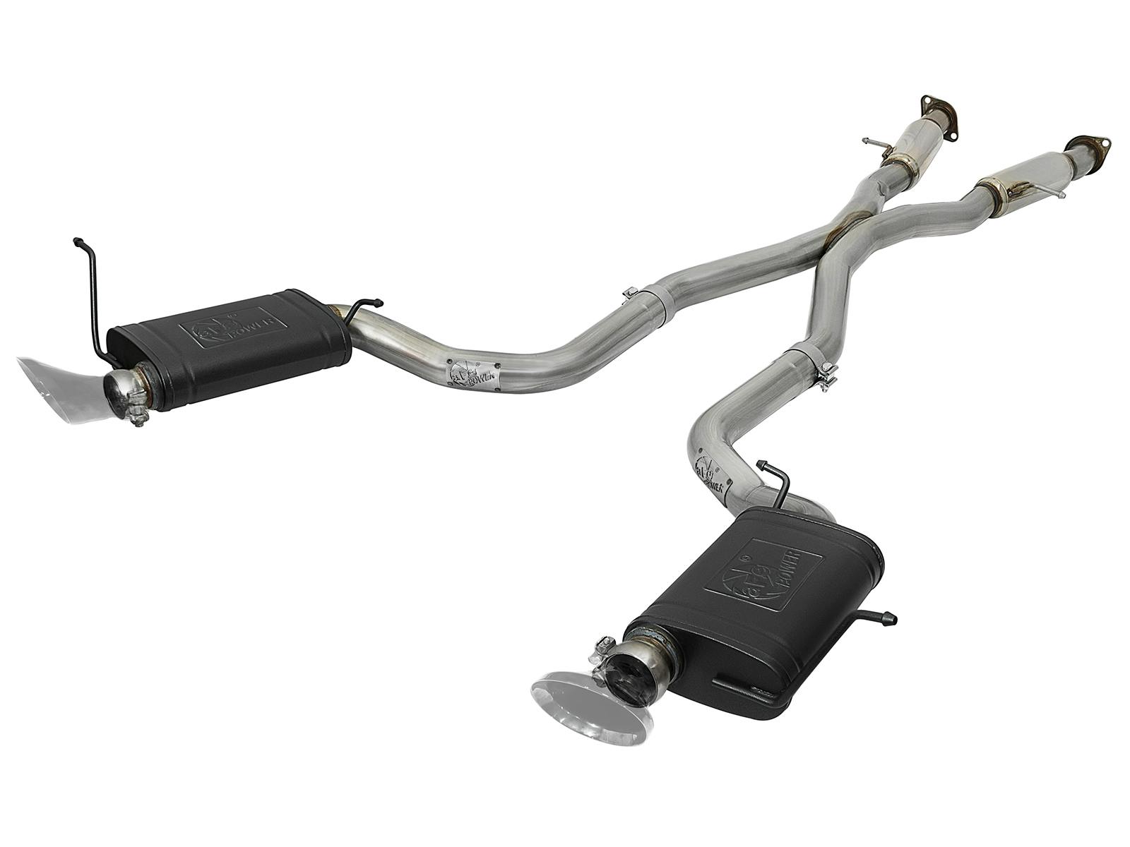 AFE 49-38059 MACH Force-Xp 3 IN 304 Stainless Steel Cat-Back Exhaust System w/ Resonator