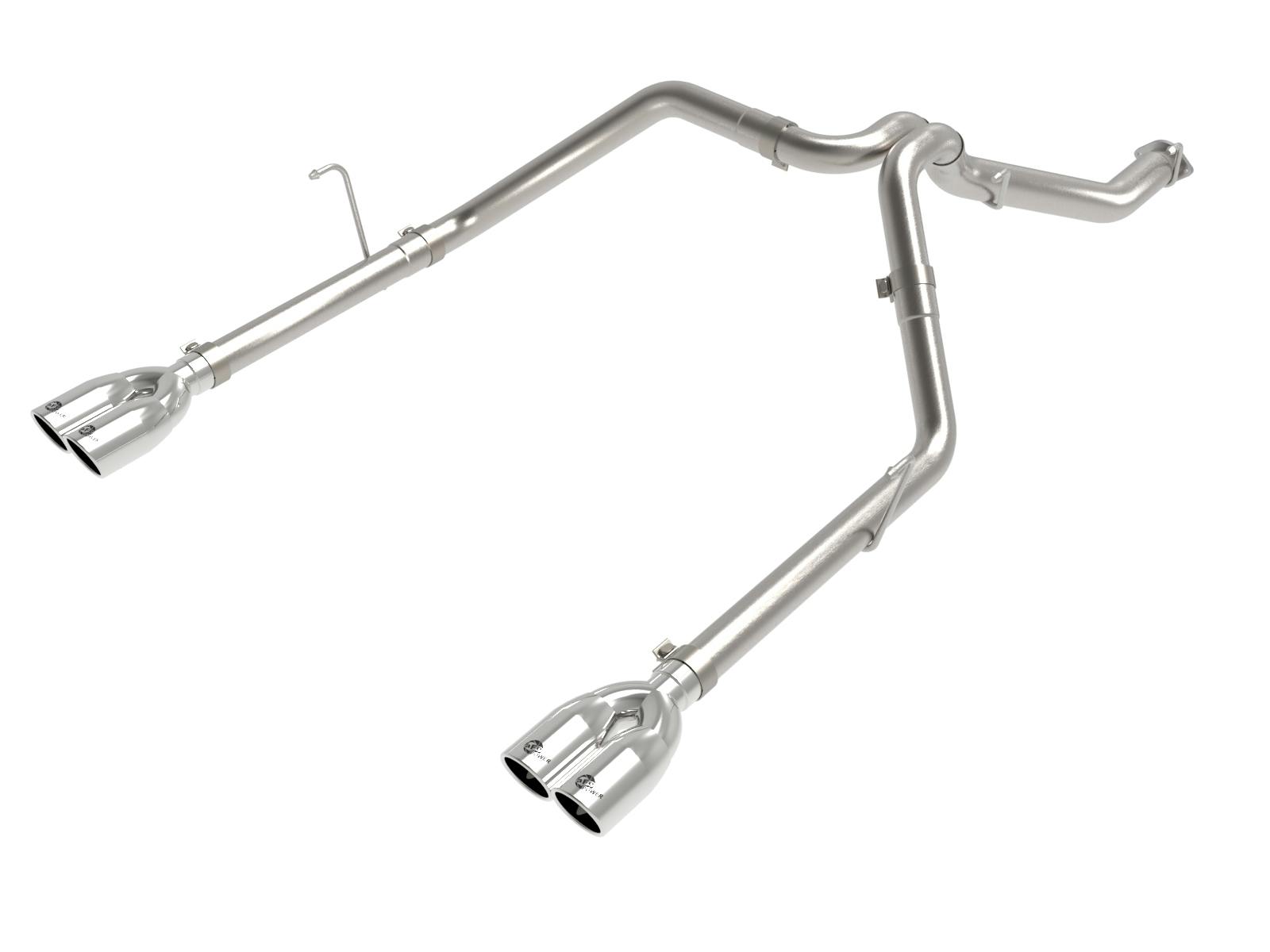AFE 49-38095-P Vulcan Series 3 IN to 2-1/2 IN Stainless Steel Cat-Back Exhaust System Polishe