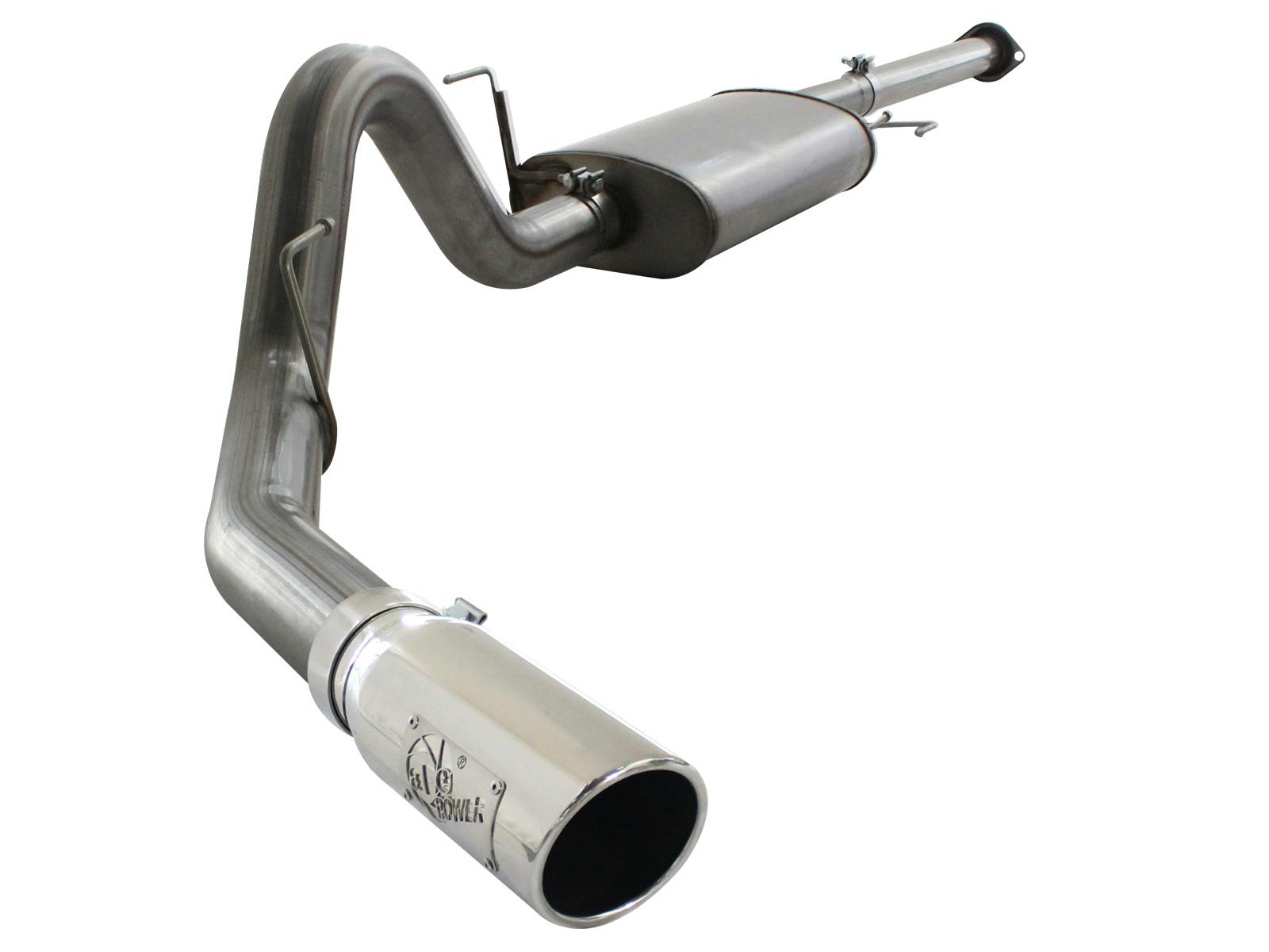 AFE 49-43038-P MACH Force-Xp 3 IN to 3-1/2 IN 409 Stainless Steel Cat-Back Exhaust w/Polish T