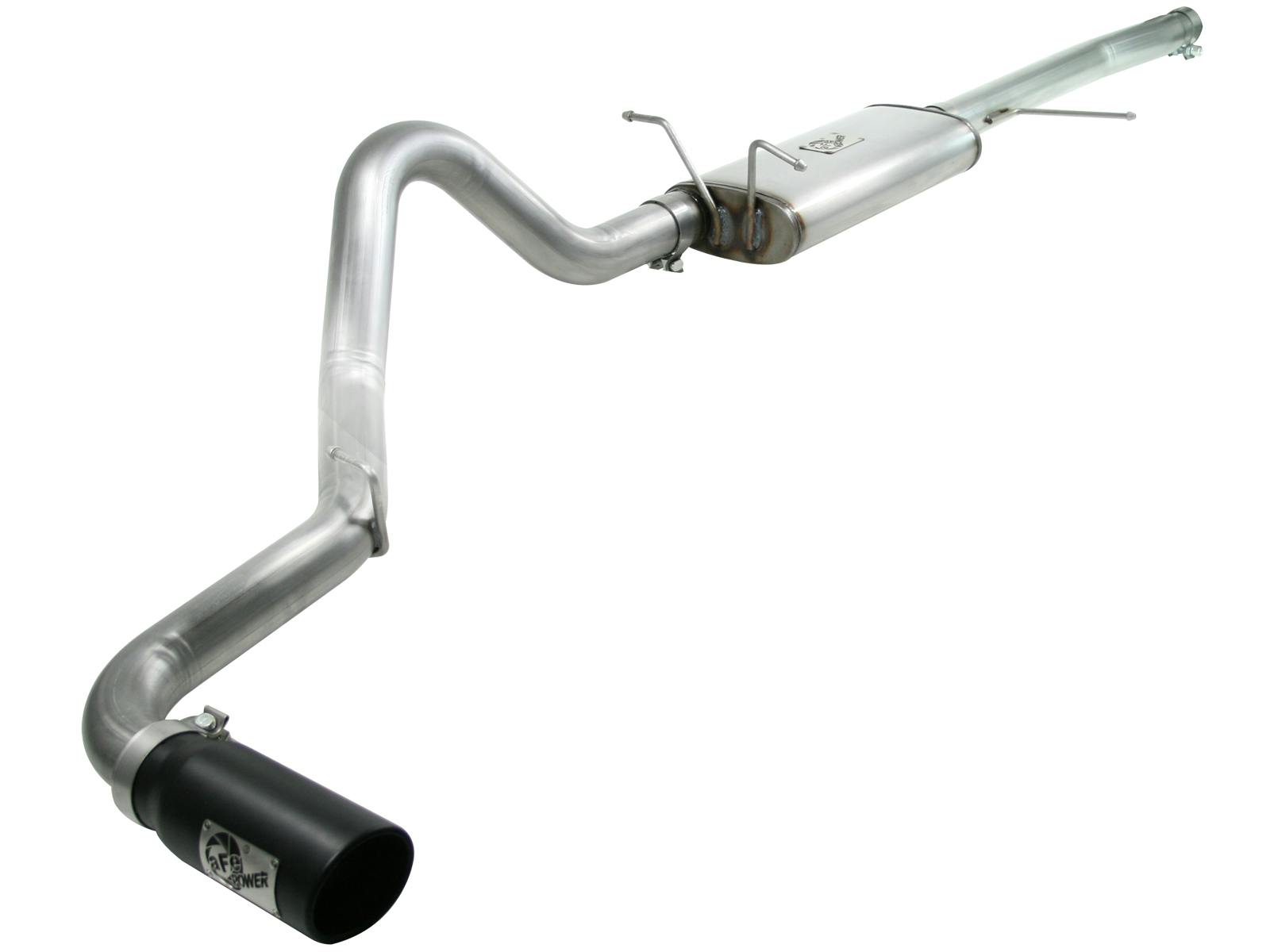 AFE 49-43043-B MACH Force-Xp 3 IN 409 Stainless Steel Cat-Back Exhaust System w/Black Tip