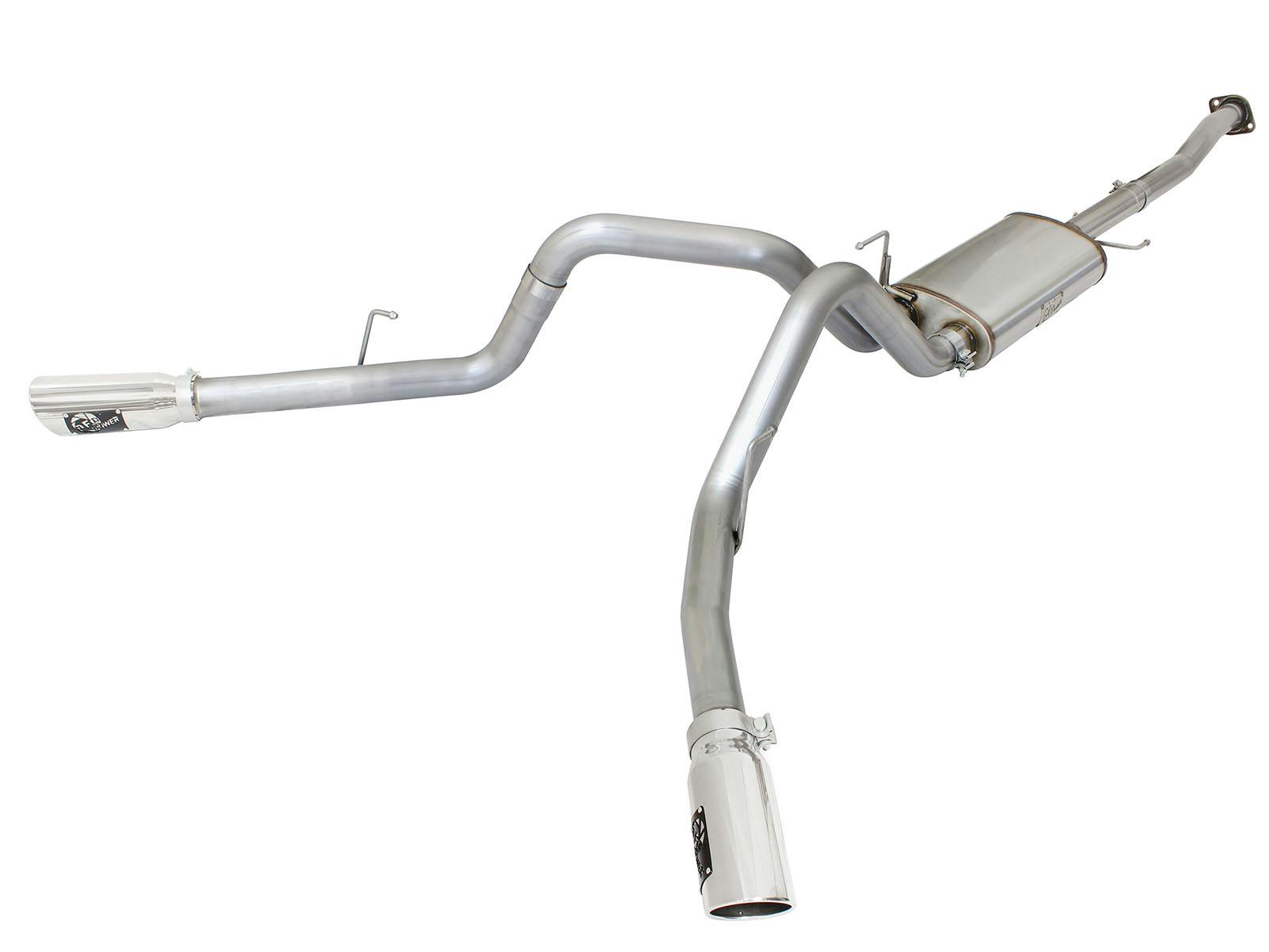 AFE 49-43074-P MACH Force-Xp 3 IN 409 Stainless Steel Cat-Back Exhaust System w/Polished Tip