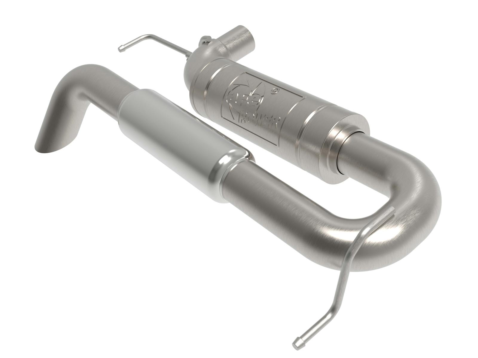 AFE 49-43147 Apollo GT Series 3 IN 409 Stainless Steel Axle-Back Hi-Tuck Exhaust System