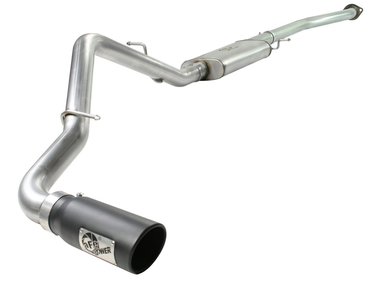 AFE 49-44013-B MACH Force-Xp 3 IN 409 Stainless Steel Cat-Back Exhaust System w/Black Tip
