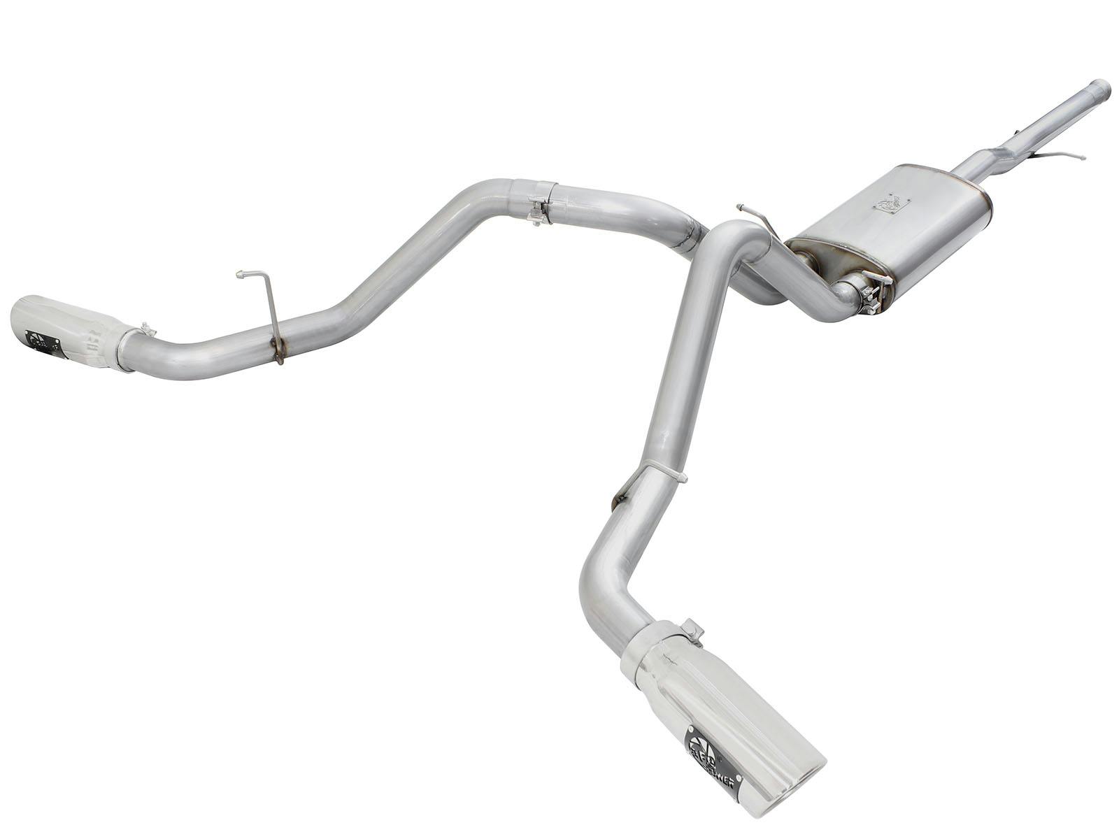 AFE 49-44057-P MACH Force-Xp 3 IN 409 Stainless Steel Cat-Back Exhaust System w/Polished Tip