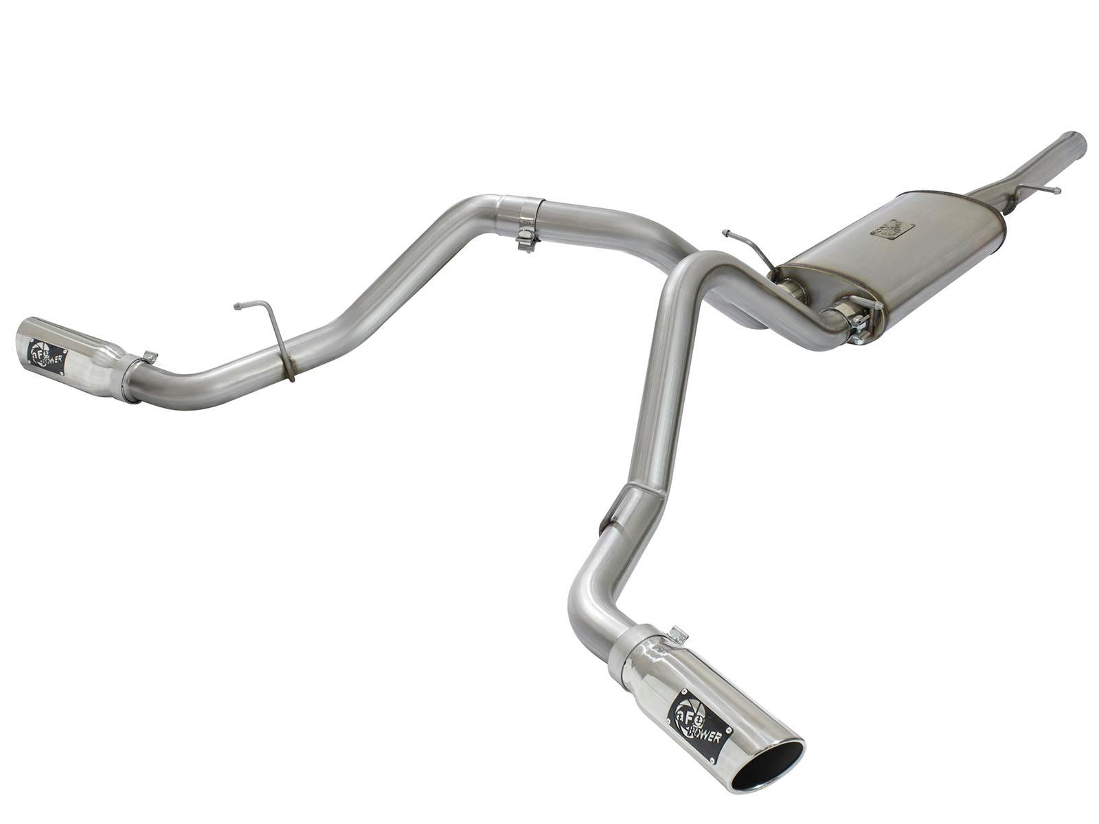 AFE 49-44071-P MACH Force-Xp 3 IN 409 Stainless Steel Cat-Back Exhaust System w/Polished Tip