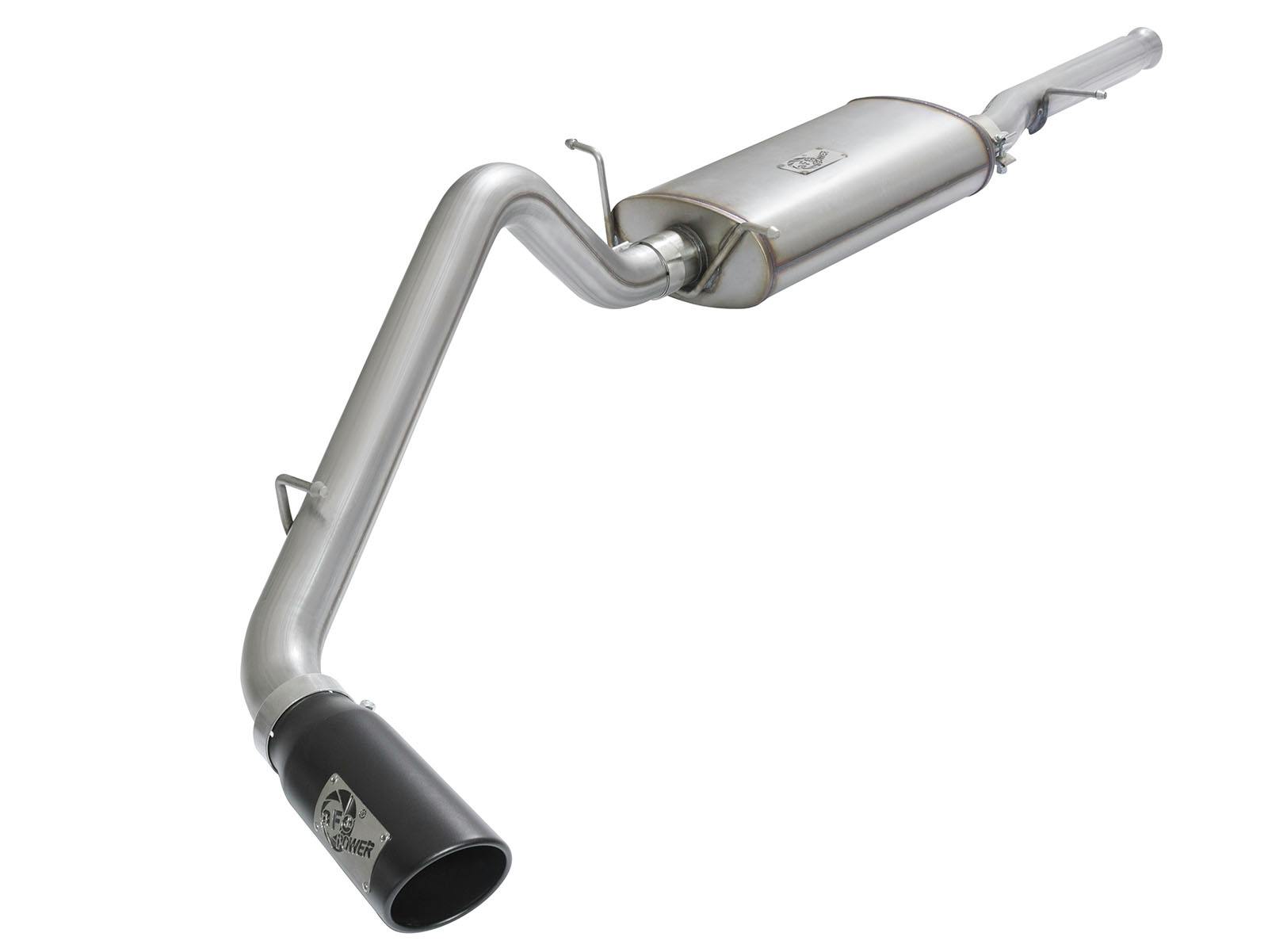 AFE 49-44072-B MACH Force-Xp 3 IN 409 Stainless Steel Cat-Back Exhaust System w/Black Tip