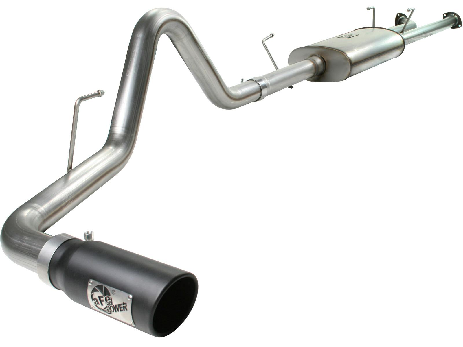 AFE 49-46006-B MACH Force-Xp 3 IN 409 Stainless Steel Cat-Back Exhaust System w/Black Tip