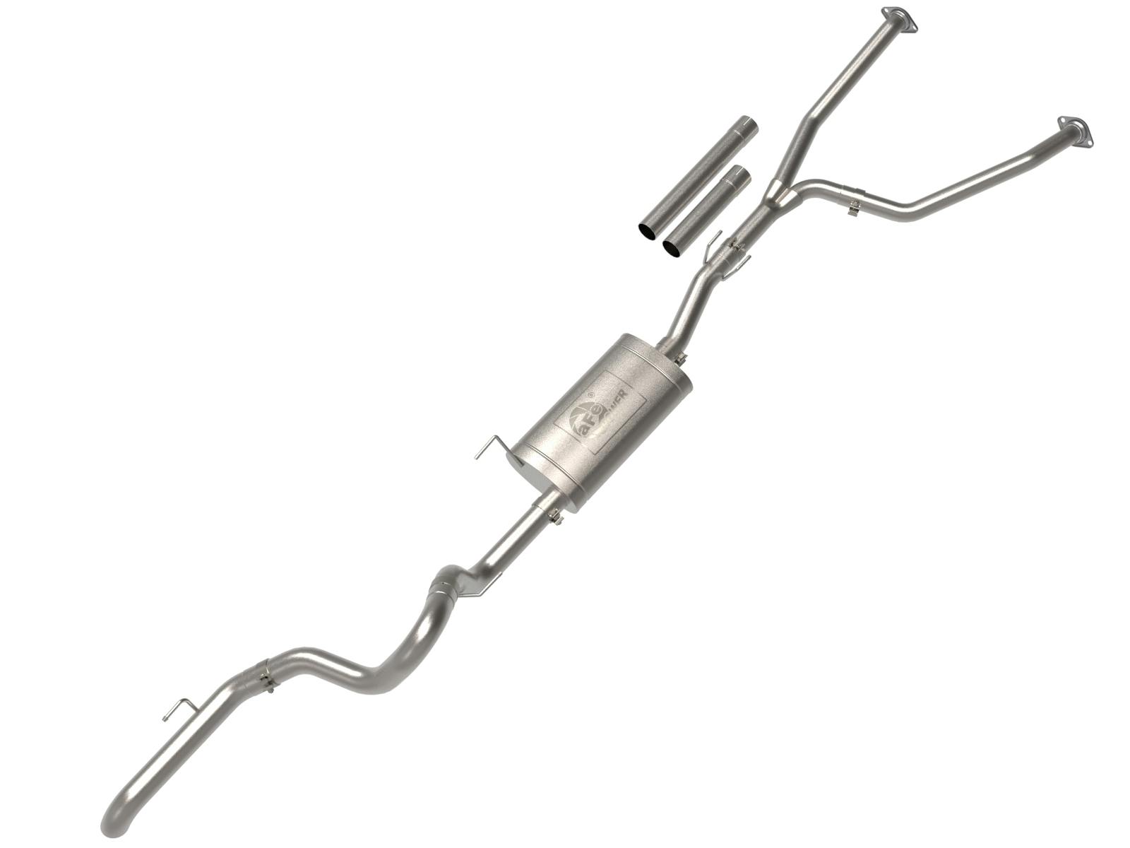 AFE 49-46062 Apollo GT Series 2-1/2 IN to 3 IN 409 SS Cat-Back Hi-Tuck Exhaust System
