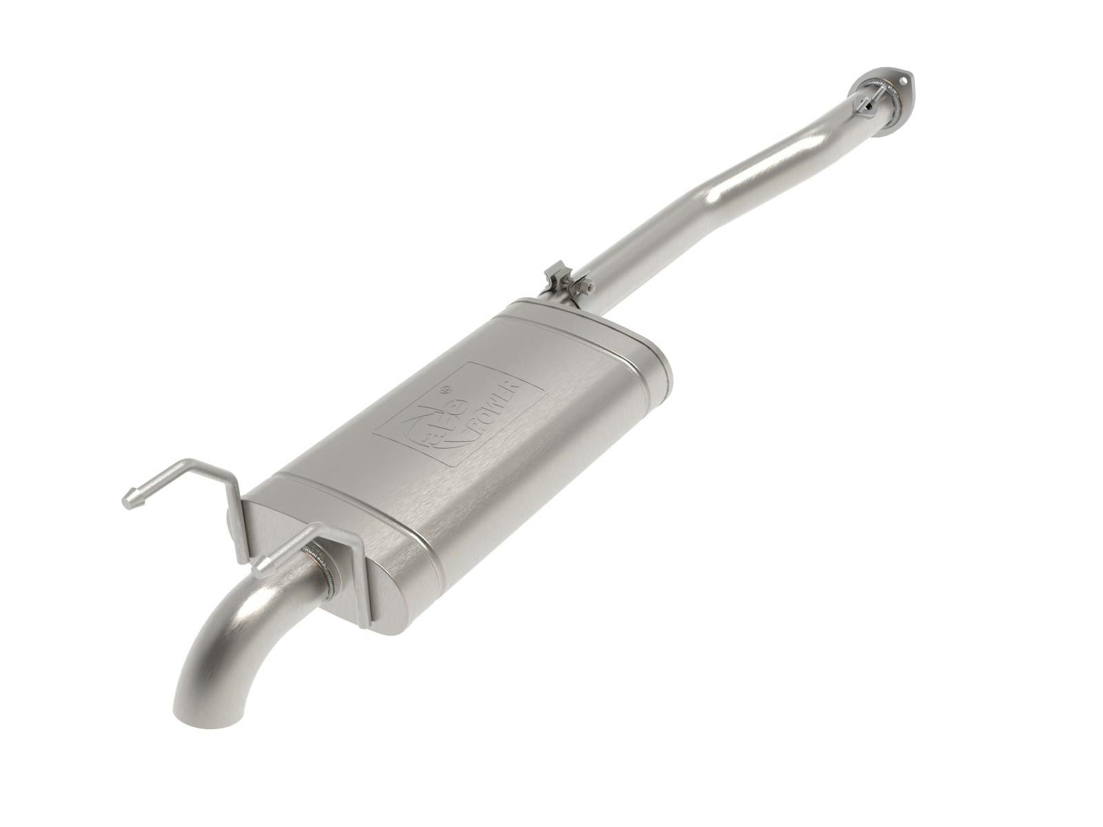 AFE 49-46066 ROCK BASHER 2-1/2 IN 409 Stainless Steel Cat-Back Hi-Tuck Exhaust System