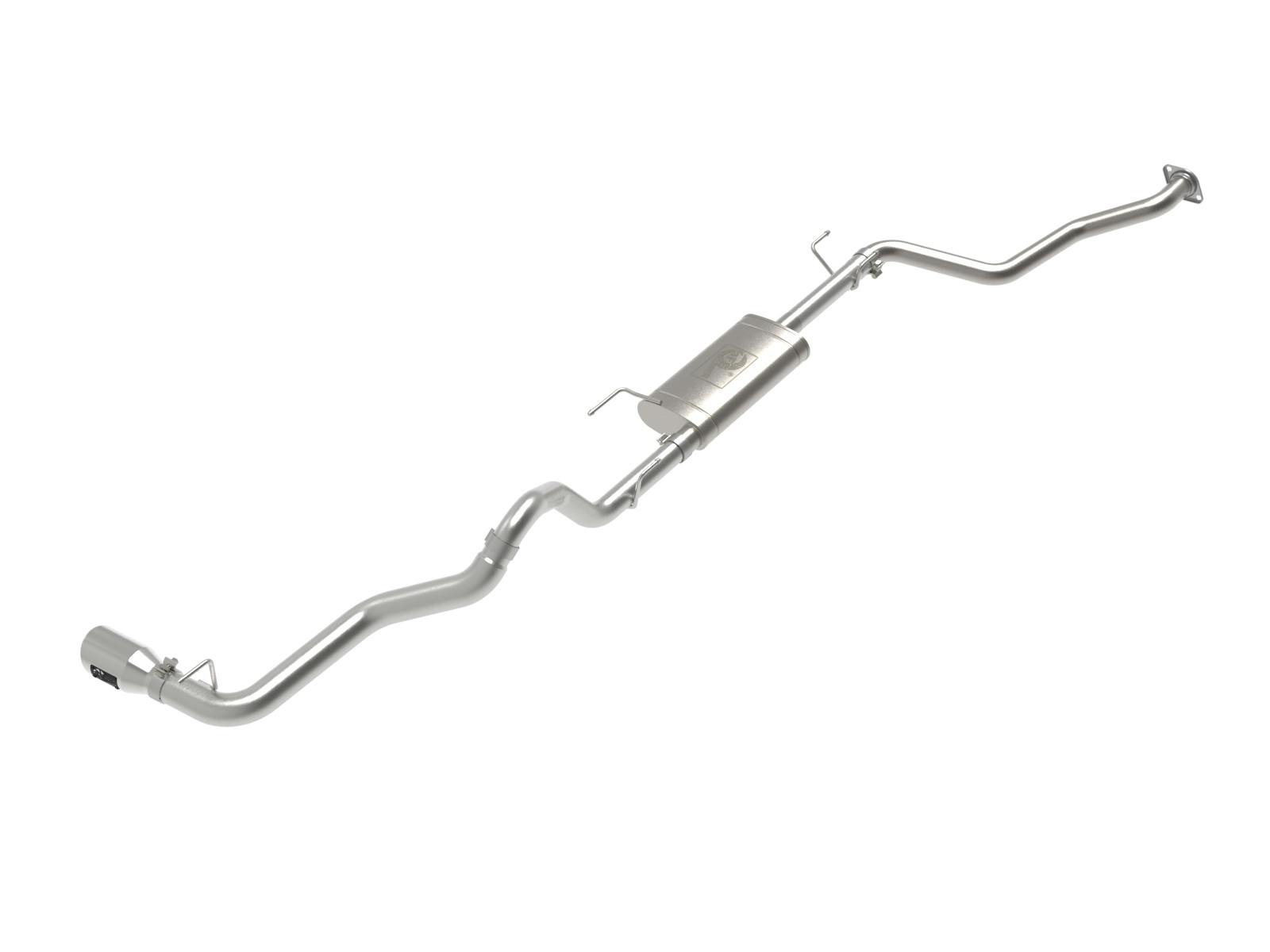 AFE 49-46071-P Apollo GT Series 2-1/2 IN to 3 IN 409 SS Cat-Back Exhaust System w/ Polished T