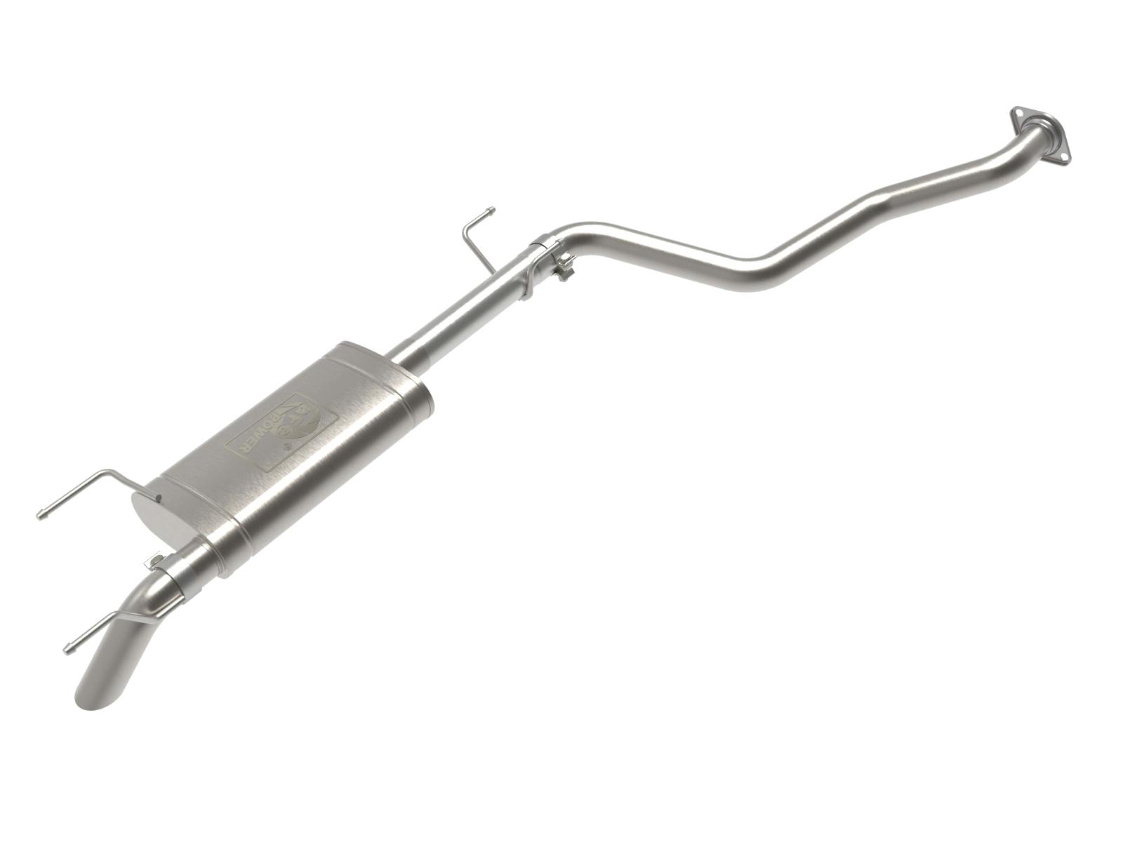 AFE 49-46073 ROCK BASHER 2-1/2 IN 409 Stainless Steel Cat-Back Exhaust System