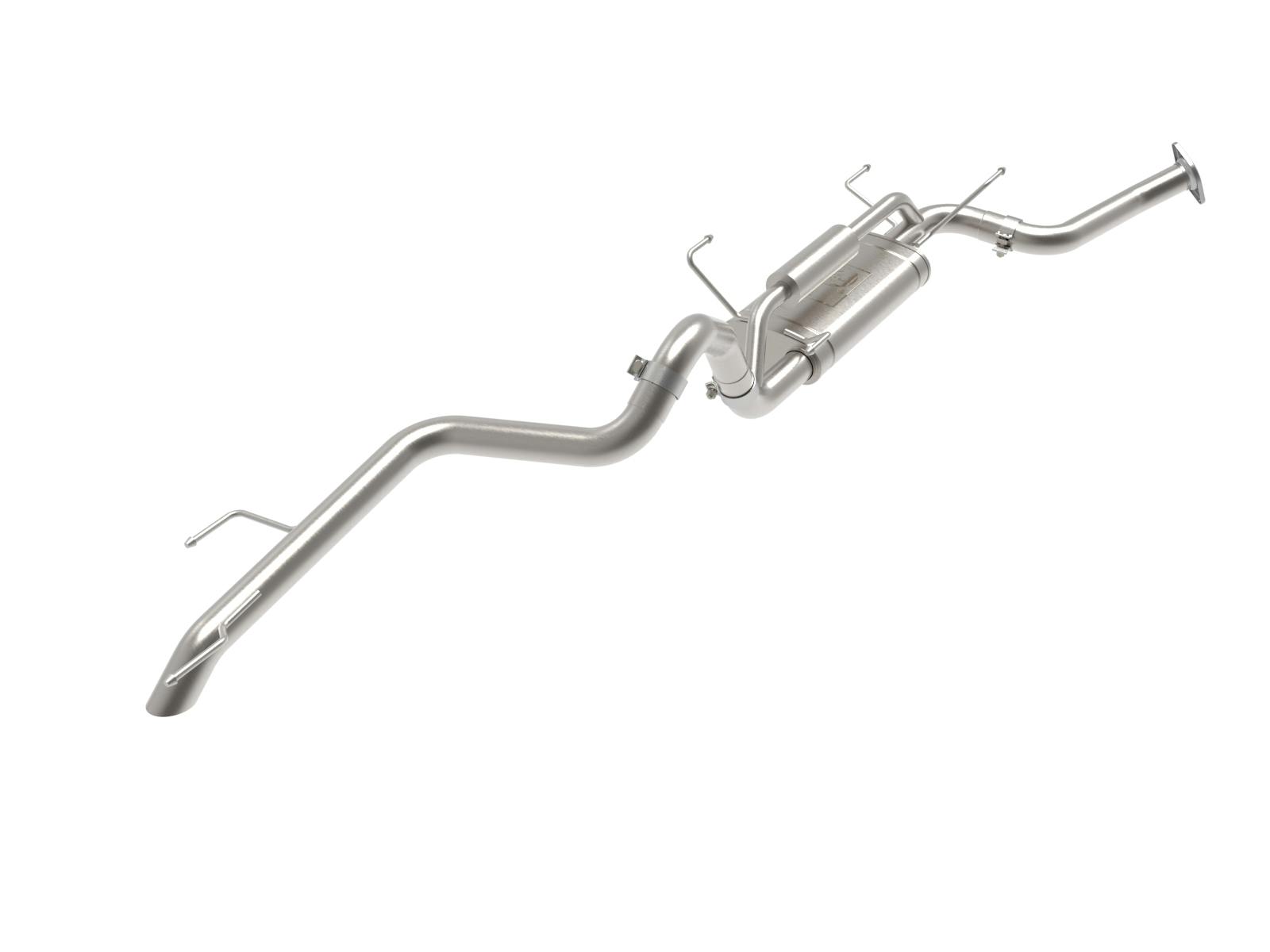 AFE 49-46075 Apollo GT Series 2-1/2 IN to 3 IN 409 SS Cat-Back Hi-Tuck Exhaust System