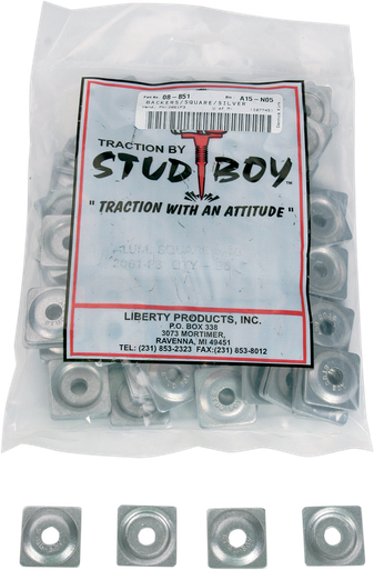 Stud Boy Aluminum Backer Plates 5/16" 96 Pack 2061-P3