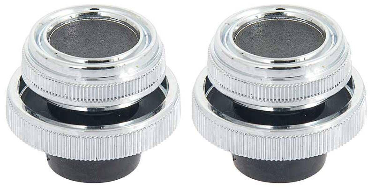 1975-79 Nova, Ventura, Omega, Skylark, Dash AM Radio Knob Set, 4 Piece Set