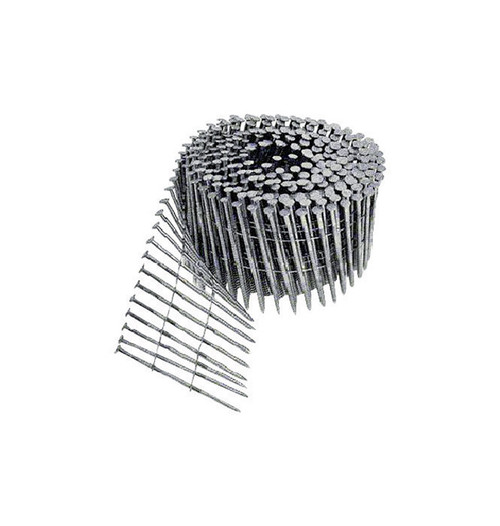 BOSTITCH Siding Nail, 2-1/2 in L, Stainless Steel, Ring Shank