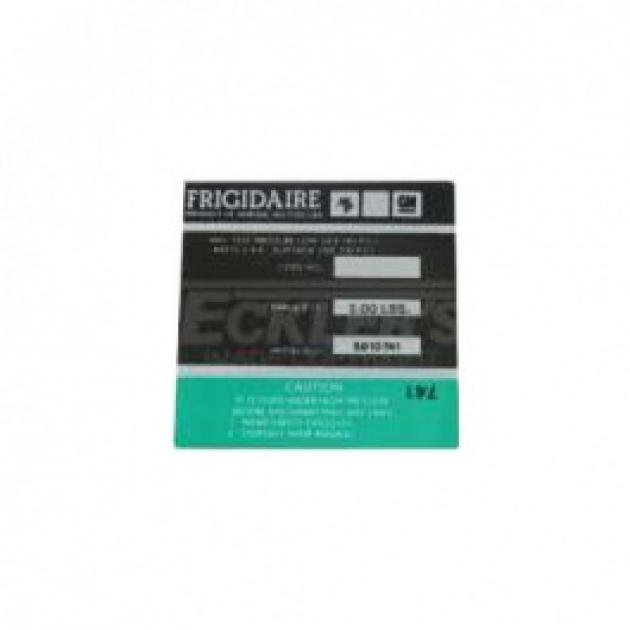 Nova Air Conditioning Compressor Decal, Frigidaire Air, 1975-1976