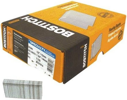 BOSTITCH Staples: 15.5 ga, 1 3/4 in Lg, Crown Head, Coated, Steel