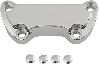 DRAG SPECIALTIES Handlebar Clamp - Scalloped 03-0107SPC