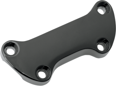 DRAG SPECIALTIES Handlebar Clamp - Smooth - Black 03-0607-NU