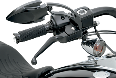 DRAG SPECIALTIES Lever Set - Black H07-0574-BLK