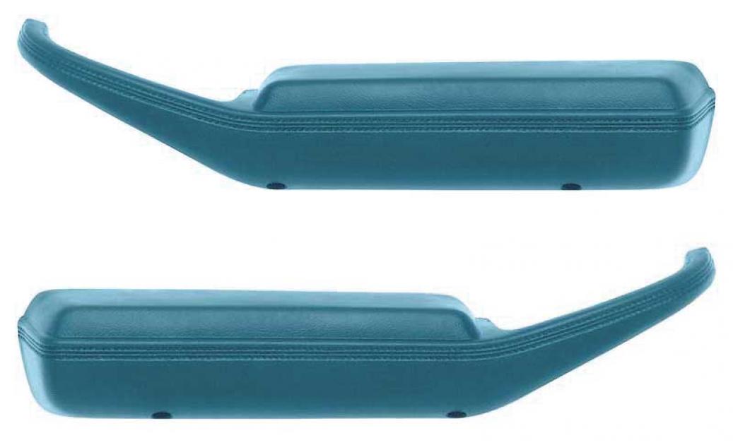 1974-81 Camaro, Firebird, Arm Rest & Door Pull Handle Assembly, Light Blue, Pair