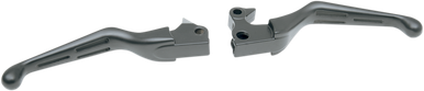 DRAG SPECIALTIES Levers - Slotted - Black H07-0589B