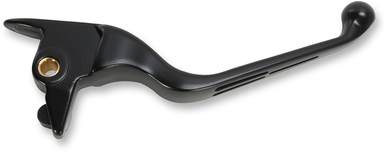 DRAG SPECIALTIES Brake Lever - Slotted - Black H07-0603MB-B
