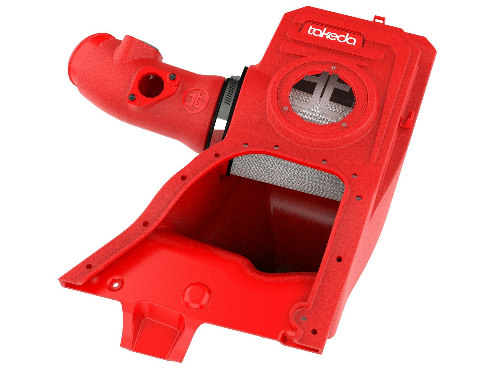 AFE 56-70062DR Takeda Momentum Cold Air Intake System Red w/ Pro DRY S Filter