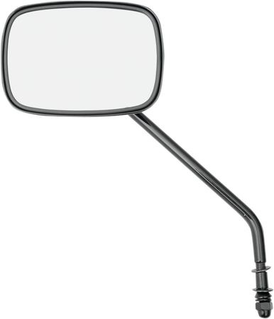 DRAG SPECIALTIES Die Cast Mirror - Long Stem - Black 302110BLK