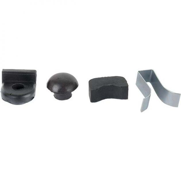 Model A Ford Door Bumper Set - Rubber - 24 Pieces - PhaetonWith Inside Fuel Valve