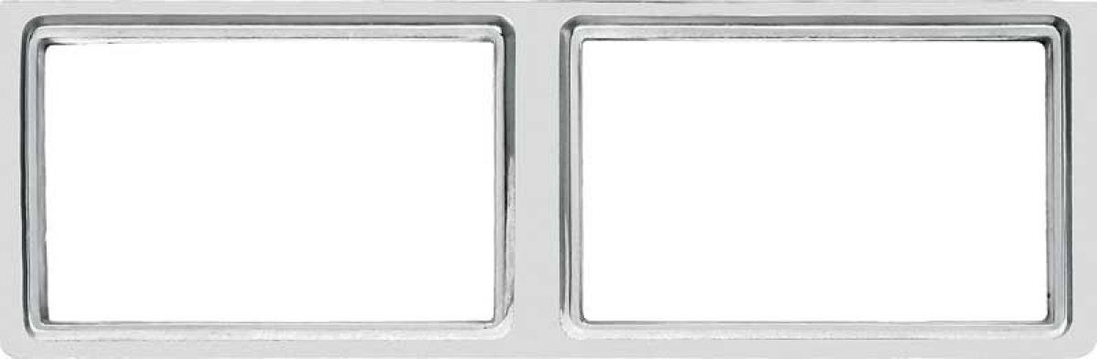 1975-79 Chevy Nova, Tail Lamp Bezel, Die-Cast Chrome, RH Passenger Side