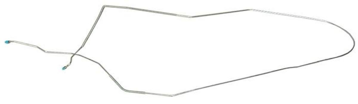 Shafers Classic Reproductions 1965 Chevrolet Full Size Brake Lines (Front To Rear), Stainless Steel LBL402S