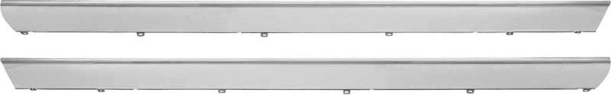 1966-67 Chevy II, Nova, Rocker Panel Moldings, with Hardware, RH & LH, Pair