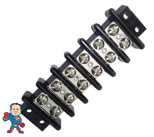 6-Position Terminal Block for Balboa Duplex Digital Boards – 40A 115V/230V