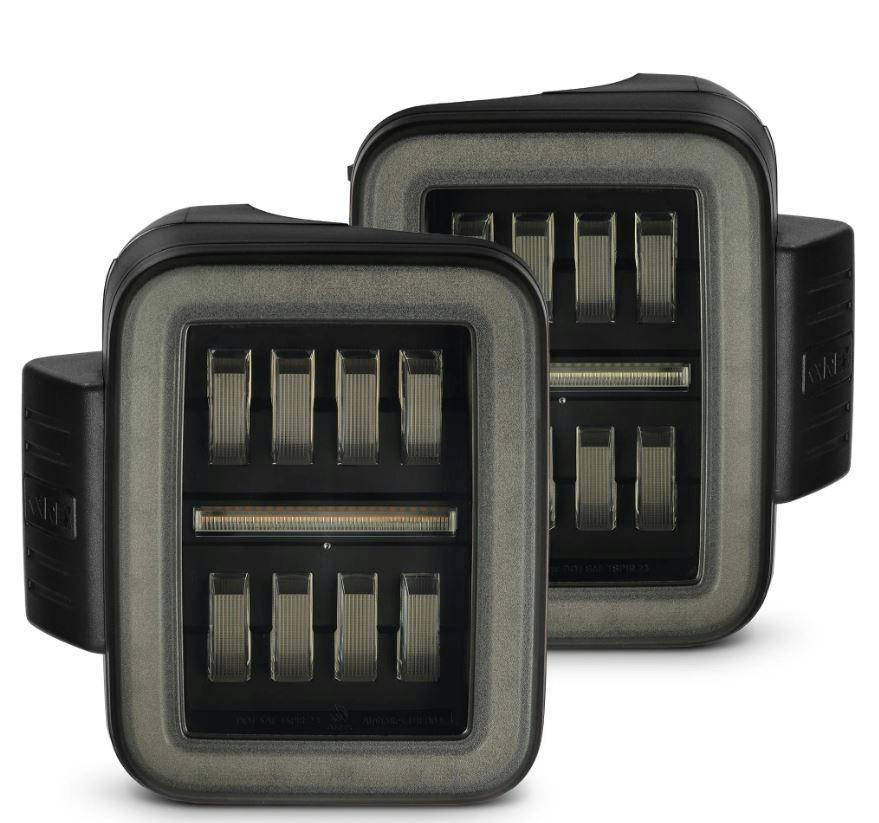 AlphaRex 602050 Prismatic LED Taillights Alpha Black