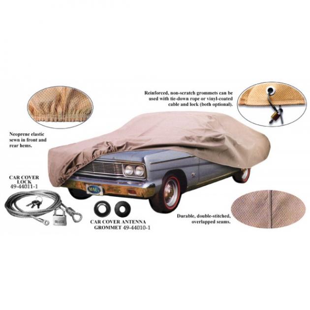 Car Cover, Poly Cotton, With Logo, Ford Sunliner Convertible, 1952-1954