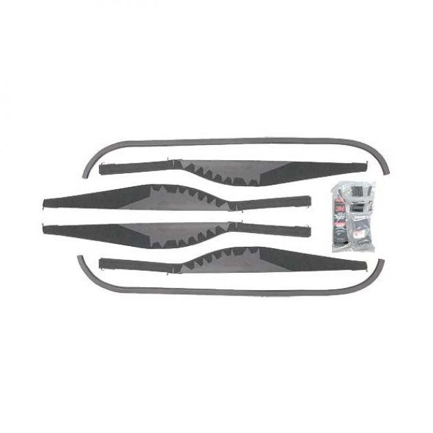 Front Window Channel Kit - Ford 3 Window Coupe